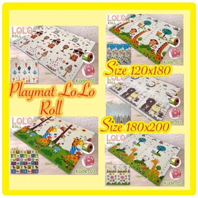 Playmat Playmate Matras Bayi Model Roll (Size 120x180)Tebal 1 cm