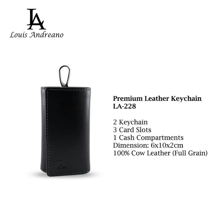 Dompet Kunci Louis Andreano LA-228 Hitam