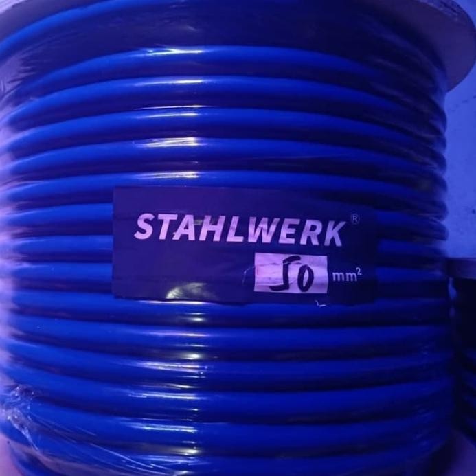 Kabel Las 50mm Stahlwerk full tembaga