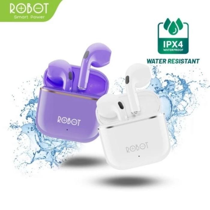 TWS Robot Airbuds T50 Headset earphone handfree bluetooth 5.1 Original