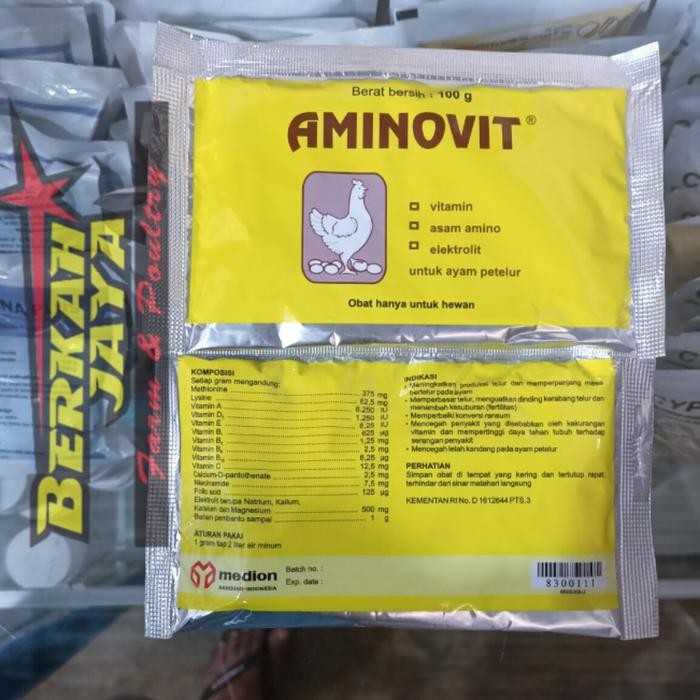 AMINOVIT vitamin asam amino elektrolit hewan ayam
