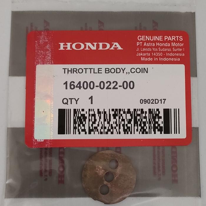 Pilihan- Koin Coin Throttle Body Uk 022 Beat Fi Beat Esp Pop Ori Original Asli