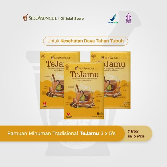 

Pilihan- Ramuan Minuman Tradisional Tejamu 3X5'S - Kesehatan Daya Tahan Tubuh