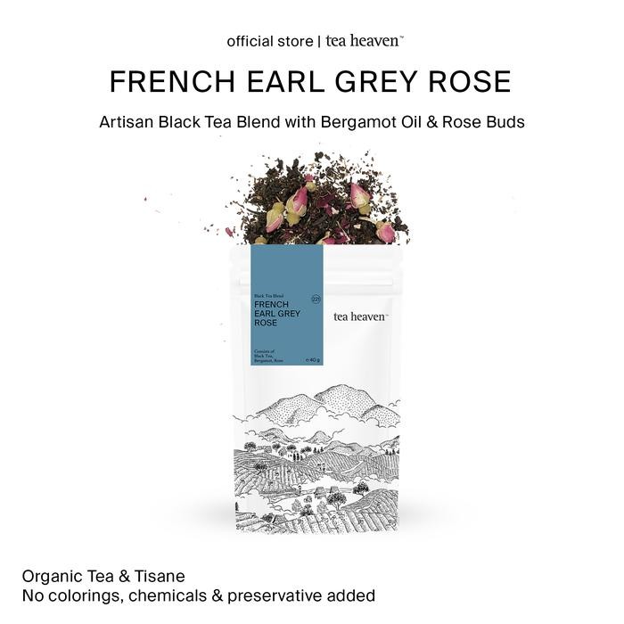 

Pilihan- French Earl Grey Rose Tea Premium Teh Bergamot Mawar Perancis Artisan