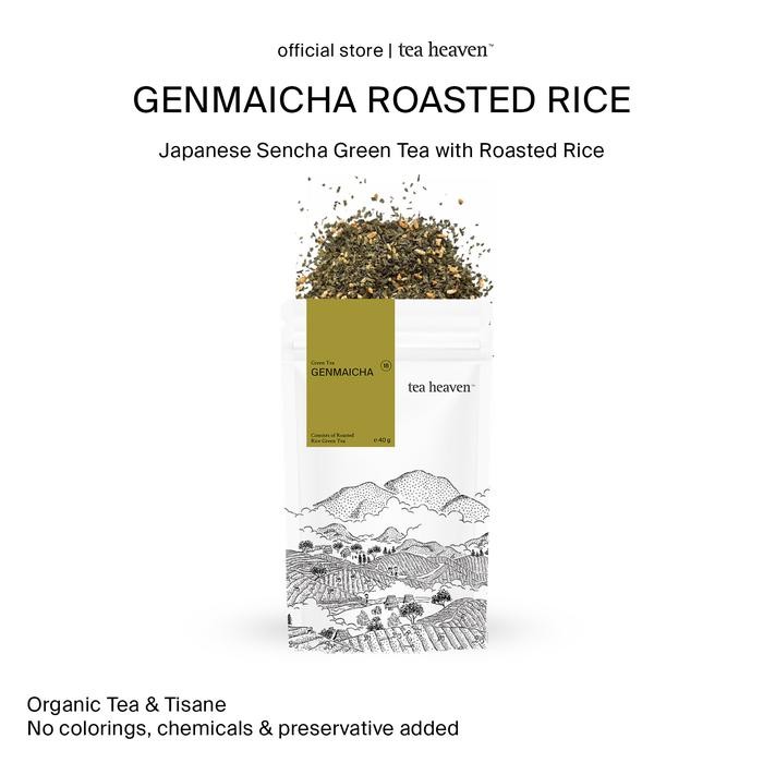 

Pilihan- Teh Hijau Genmaicha Organik Roasted Rice Green Tea Tea Heaven