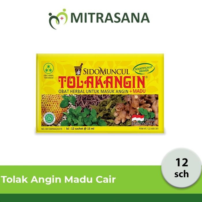 

Pilihan- Tolak Angin Madu Cair 12 Sachet
