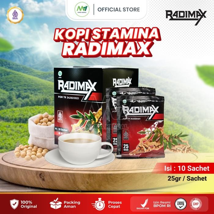 

Pilihan- Radimax Kopi Original Isi 10 Sachet Sudah Halal Bpom
