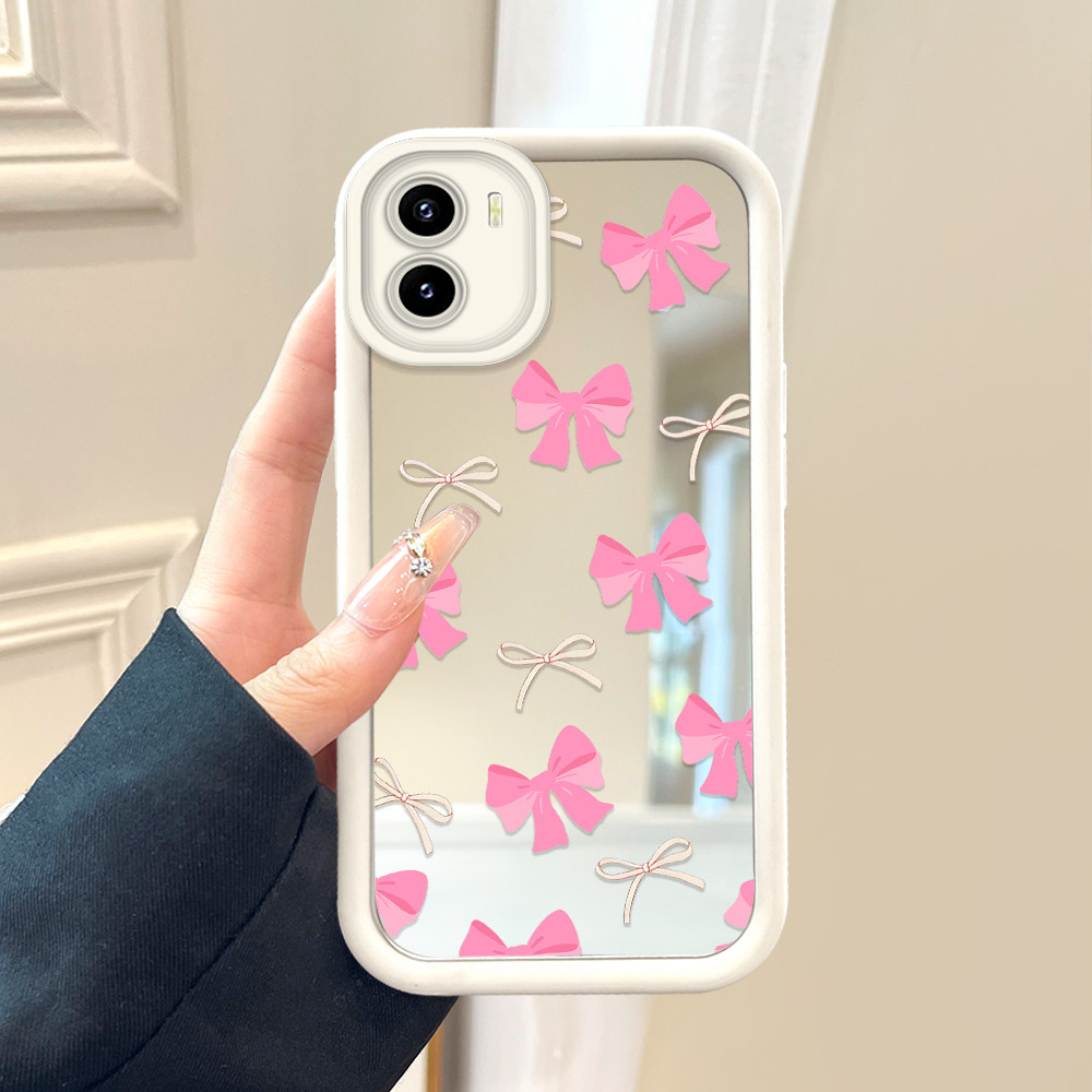 Casing Hp Untuk VIVO Y15S Y01 Y01A Y15A Y15C Cermin Softcase Case Phone Kesing Kupu 8013 JZ