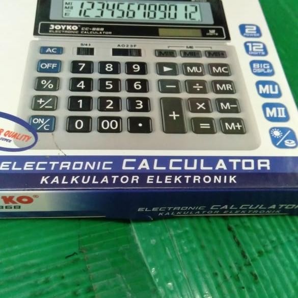 

Bisa E-Faktur! Kalkulator Cc-868 12 Digits
