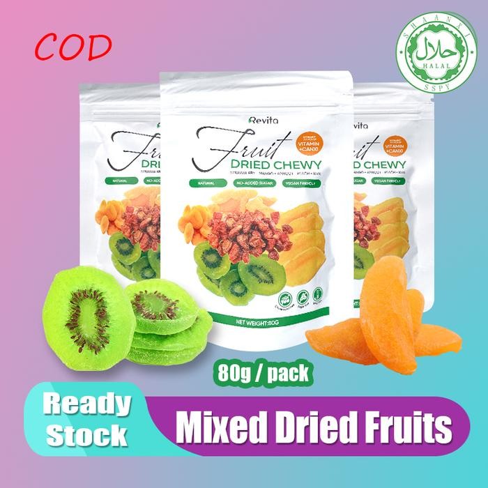

[HALAL]Mixed dried fruit Dried strawberries Dried mango Dried apricots Dried peaches Dried kiwi 80 g