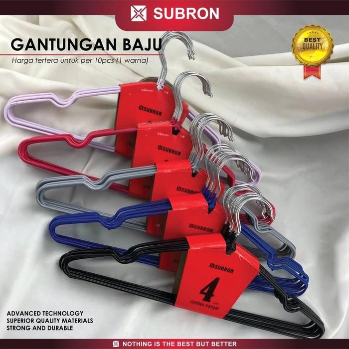 Pilihan- Hanger Gantungan Baju Stainless Tebal 3Mm - Subron