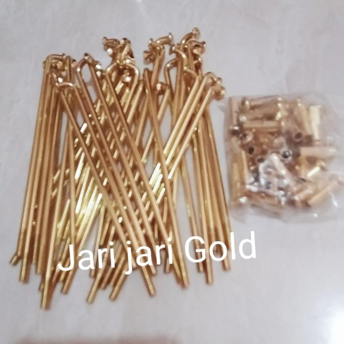 Jari jari ruji velg sepada motor gold untuk velg ring 14 - 17 - 18
