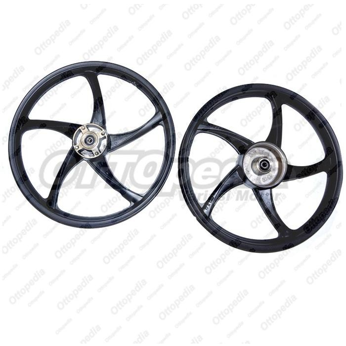 Velg Pelek Racing Rossi Top Zigen Palang 5 Supra X 125 Hitam