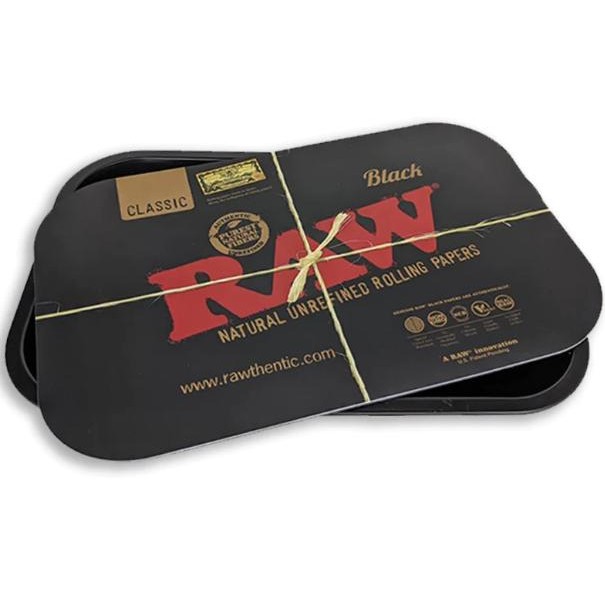 Raw Tray Cover Black Small Magnetic