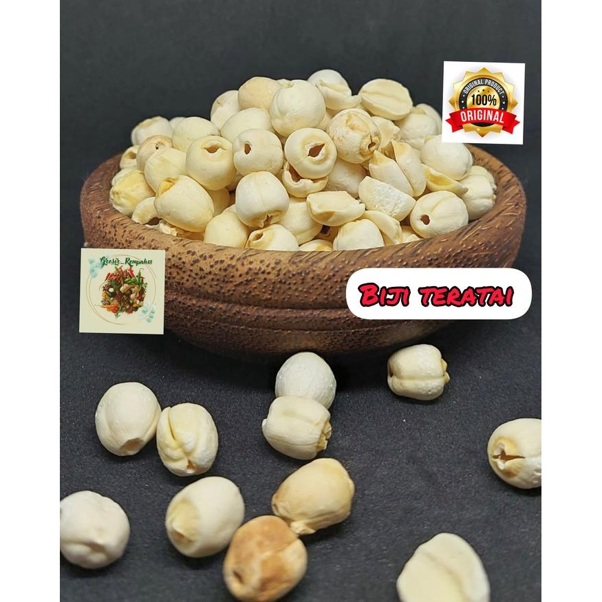 

ASLI Biji teratai / ci / Lotus seed / Lien Zi 500gram READY STOCK
