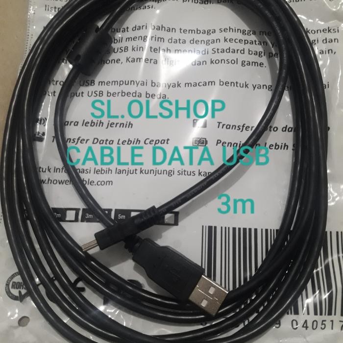 CABLE DATA USB FOR CAMERA DSLR CANON EOS 4000D/EOS 3000D EOS 2000D