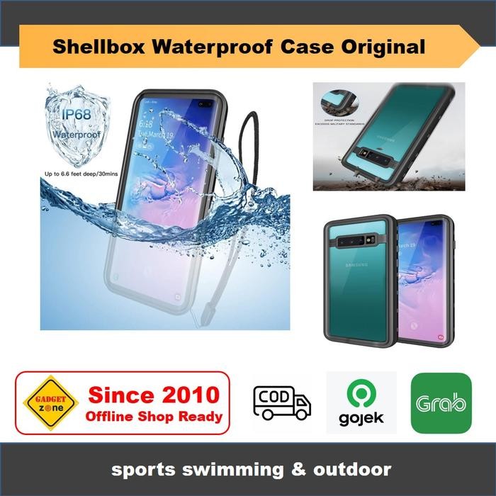 Samsung S10 / S10 Plus Casing Shellbox Waterproof Case Original