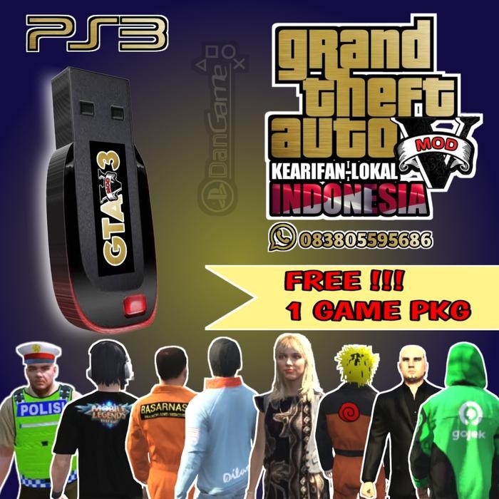 Pilihan- Mod Gta V 5 Ps3 Indonesia V3