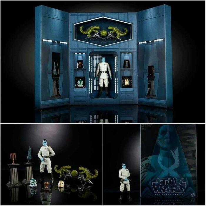 Hasbro Star Wars Black Series Grand Admiral Thrawn Deluxe Boxset Sdcc