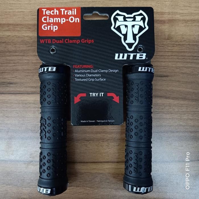 Handgrip WTB tech trail clamp - on grip black