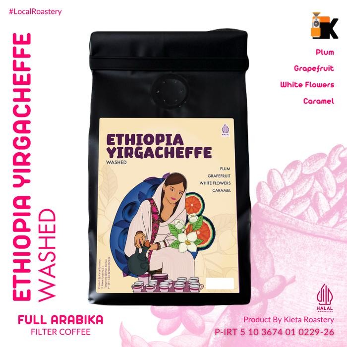 

Biji Kopi Arabika Ethiopia Yirgacheffe Specialty Limited Realese