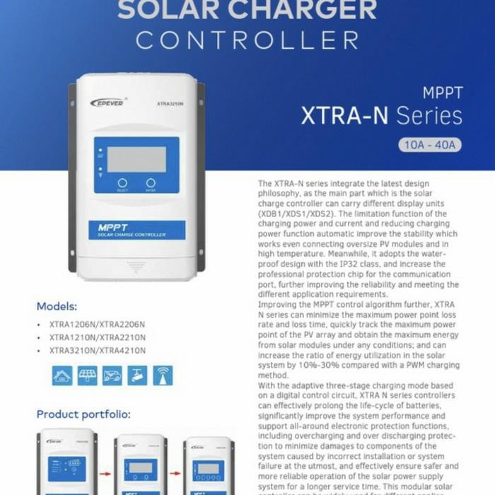 XTRA 3210N SOLAR CHARGE CONTROLLER 30A MPPT EPEVER XTRA3210N
