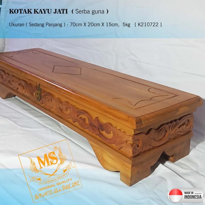 KOTAK KAYU JATI KOTAK PUSAKA