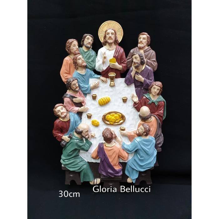 PAJANGAN DINDING PERJAMUAN KUDUS YESUS GANTUNG