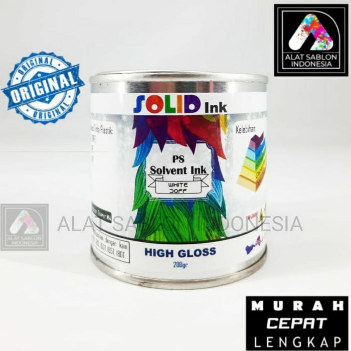 

Bisa E-Katalog! Tinta Sablon Plastik 250Gr White Doff Hdpe Pe Pp Solvent Based