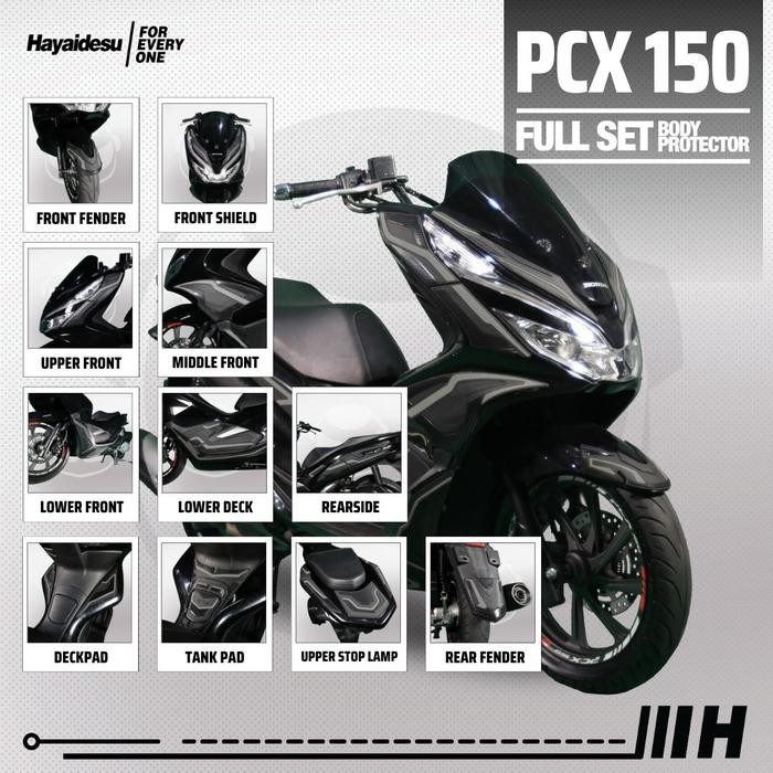 HAYAIDESU FULL SET BODY PROTECTOR HONDA PCX