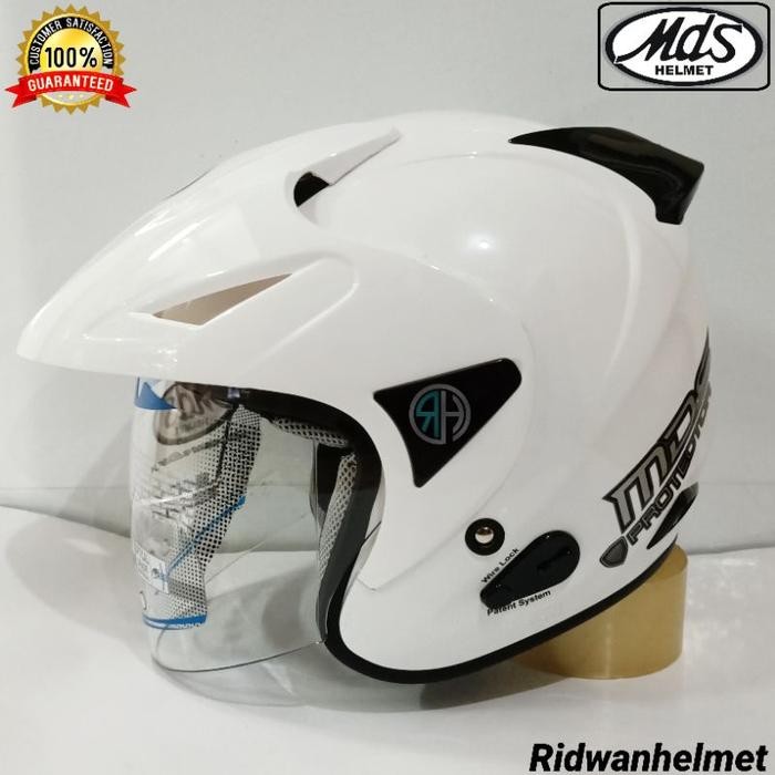 Helm MDS Protector R Solid White Size M - L - XL