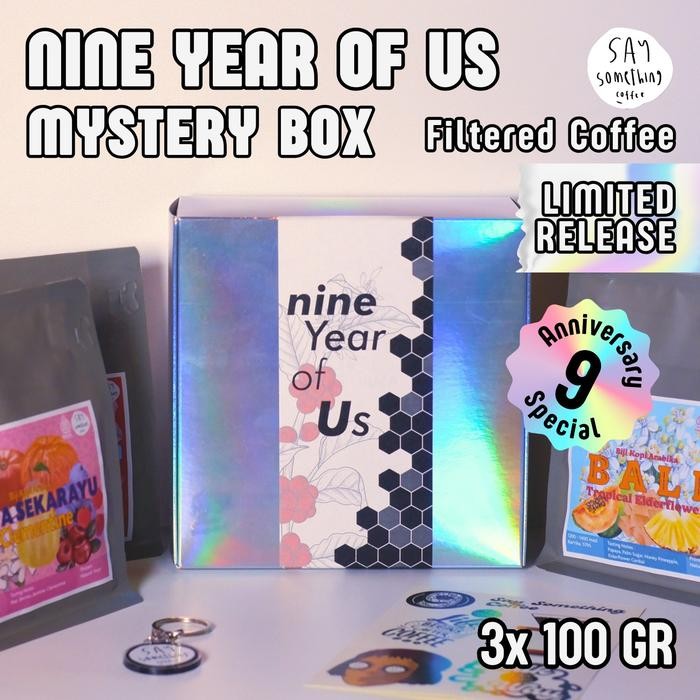 

Nine Years of Us Mystery Box - Spesial 9th Anniversary Paket Biji Kopi Arabika - Filter