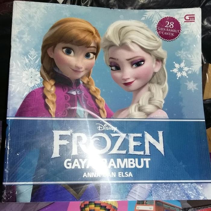 buku gaya rambut frozen anna dan elsa