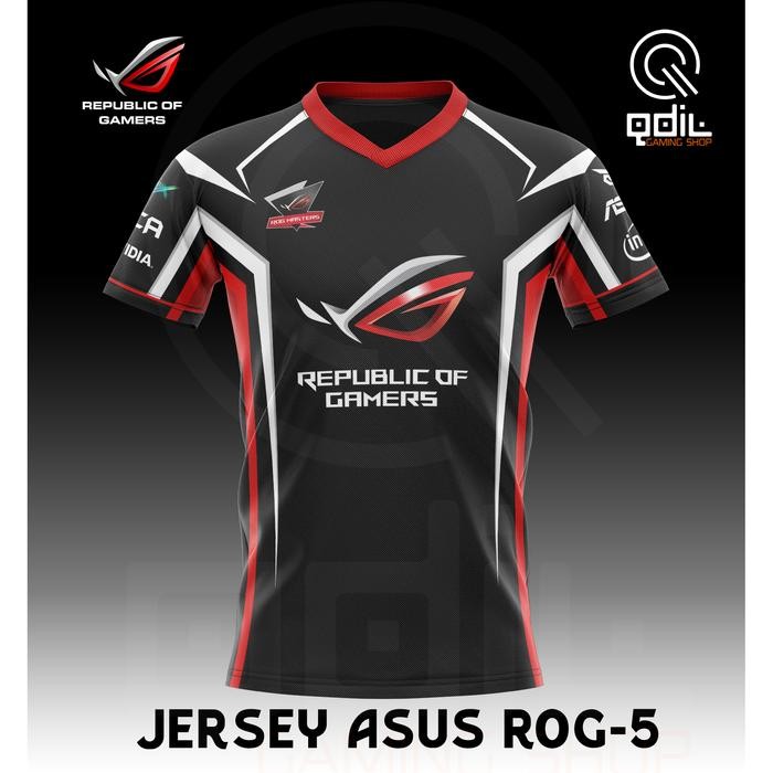 JTTOP" JERSEY KAOS BAJU GAMING ASUS ROG 5