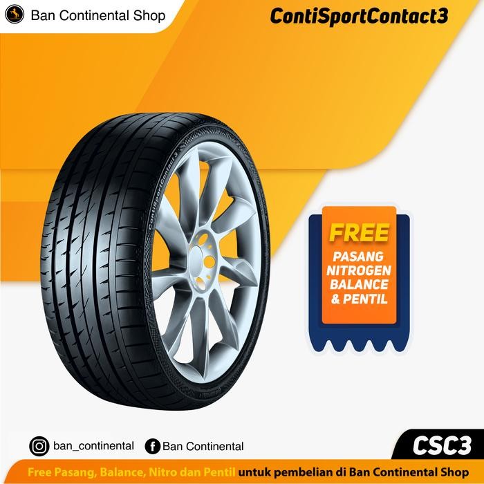 Terlaris Ban Continental CSC3 205/45 17 RFT Ban Mobil R17 (Tahun 2017)