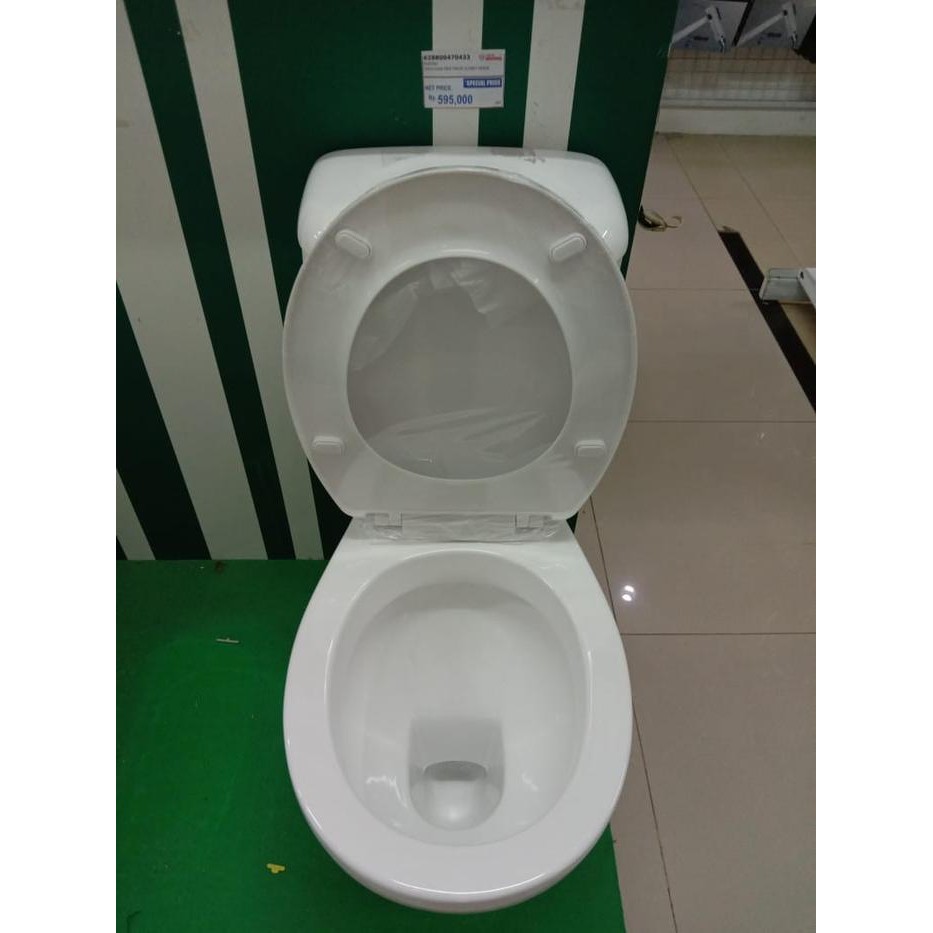 Obral Closet Kloset Duduk Oulu Set lengkap jarak As 25cm