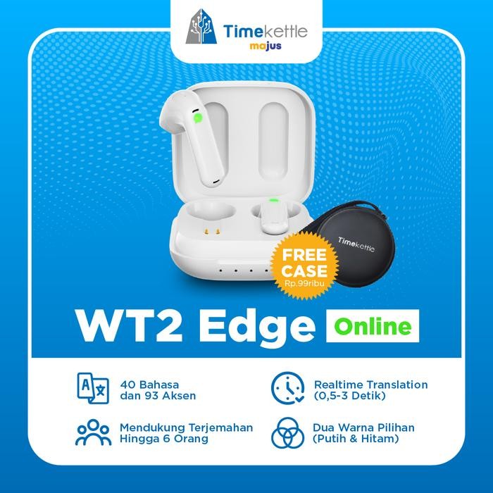 

Alat Penerjemah Timekettle Wt2 Edge Translator (Online)