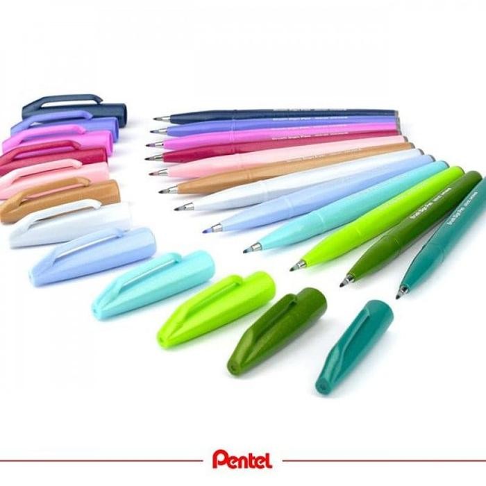 

Touch Brush Sign Pen Pentel New Color