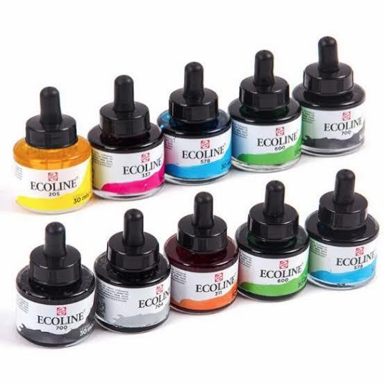 

Royal Talens Ecoline Watercolor Fountain Pen Refill Isi Pen Kaligrafi