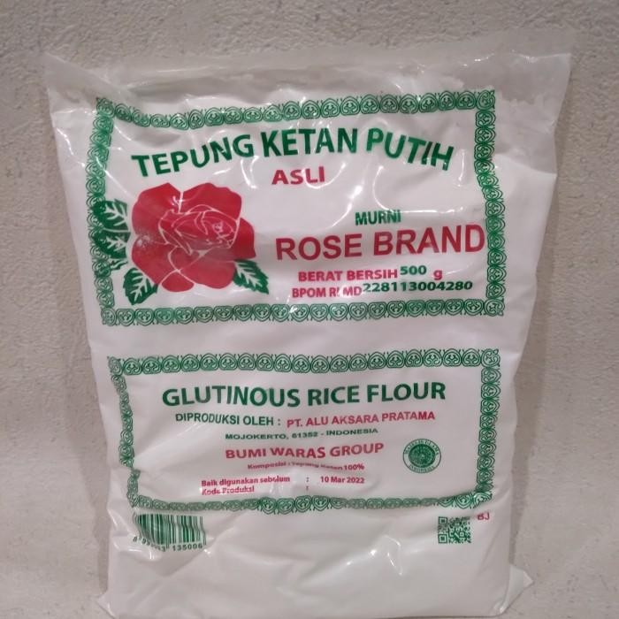 

(Expert) TEPUNG KETAN PUTIH ROSE BRAND 500 GR