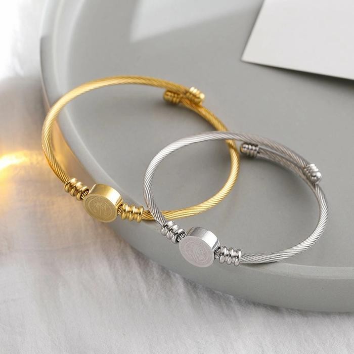 Gelang Medali Santo Benediktus / Aksesoris Rohani Katolik