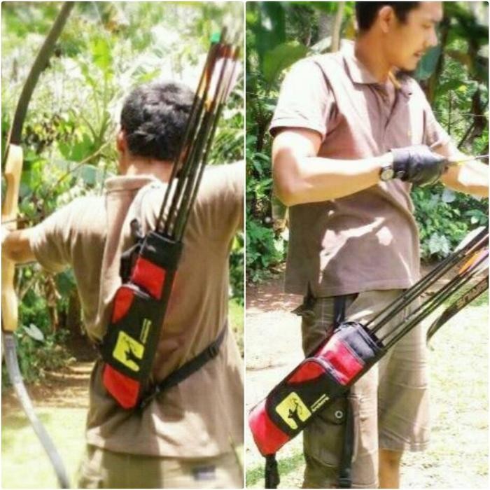 Quiver 2In1 - Tas Arrow - Tas Anak Panah - Arrow Bag - Quiver Panahan Terlaris