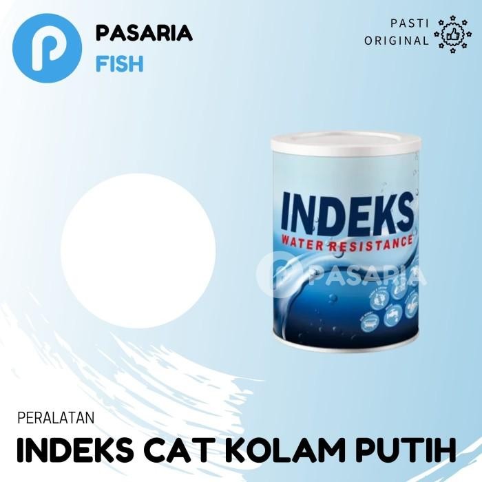 Expert CAT KOLAM Ikan INDEKS 0,8 Liter Pelapis Anti Bocor Air Hitam/Putih