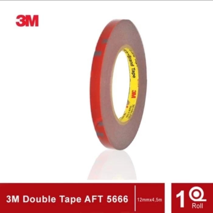 

Stok Baru 3M Double Tape AFT Gray 5666 uk 12 mm x 4,5 mter