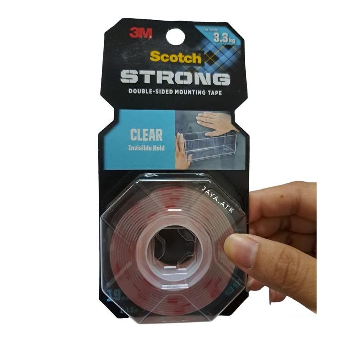 

Stok Baru 3M Scotch Double Foam/Double Tape VHB Mounting Transparan 4010