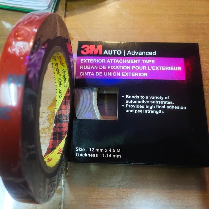 

Stok Baru PROMO double tape 3M otomotif 12mmx4.5M original
