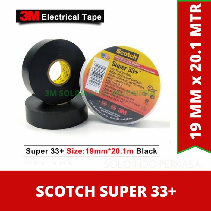 

Stok Baru Scotch 33+ super 3M original termurah