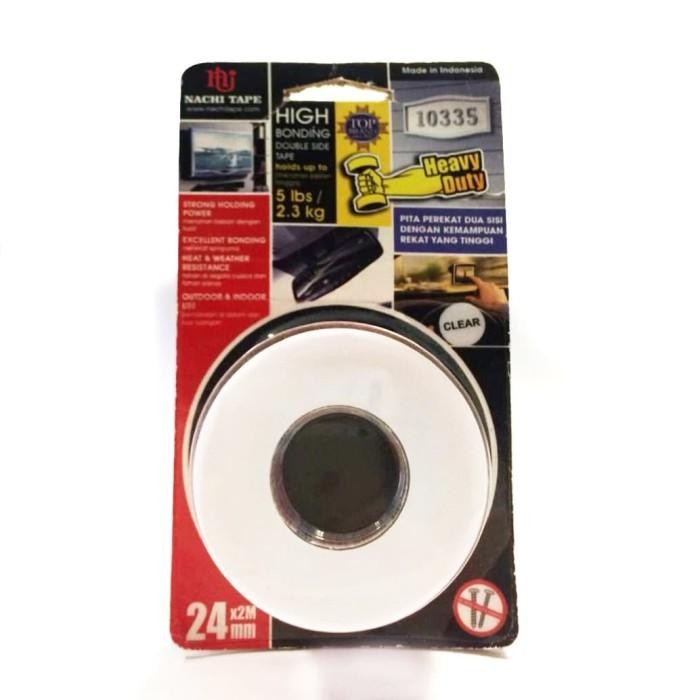

Stok Baru Double Side High Bonding Double Side Tape 24 mm x 2 meter Clear