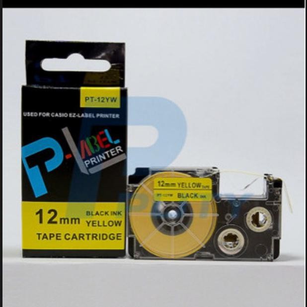 

Stok Baru Label Tape 12MM Warna kuning