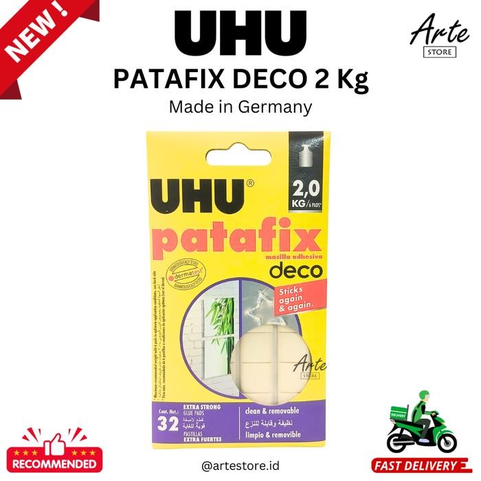 

Stok Baru Lem Tempel UHU Patafix Home Deco - Tack It untuk Berbagai Permukaan - Perekat